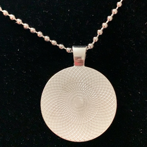 Cabochon Pendant Charm Necklace - Picture 2 of 4